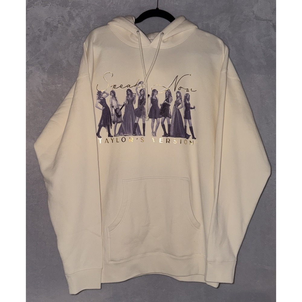 Taylor Swift Speak Now Taylor's Version Hoodie Sweatshirt Pullover XL Oversized